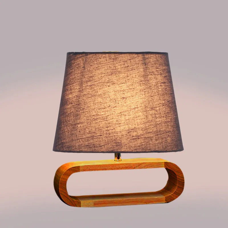 Cotin I Curve Cotton Table Lamp - Grey,Brown media 4