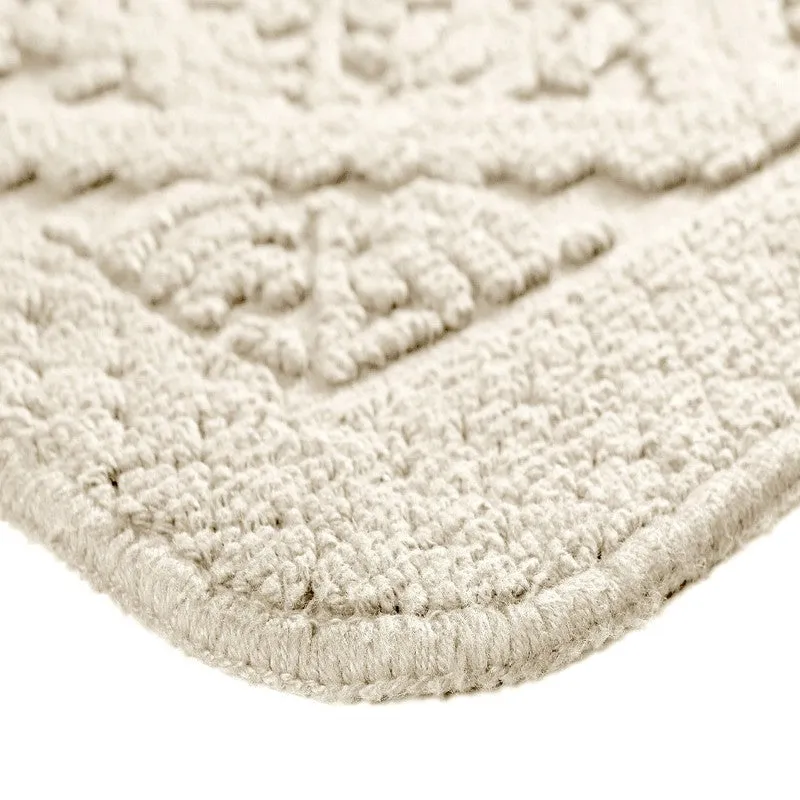 GentleStep Cotton Bath Mats (White) - Set of Two media 6