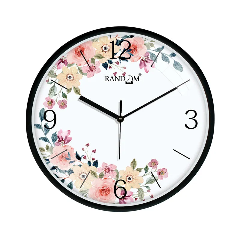 Vince Floral Wall Clock media 3