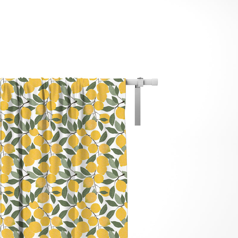 Erica Floral Print Translucent Curtain - Set Of Two media 5