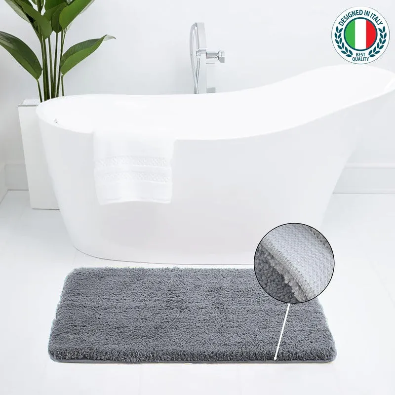 BathEase Anti Skid Bath Mats - Grey media 4