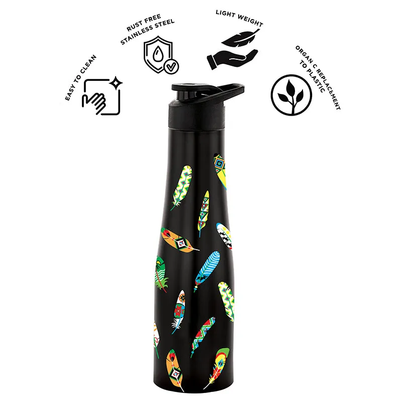 Boho Feather Water Bottle - 1000 mL media 6