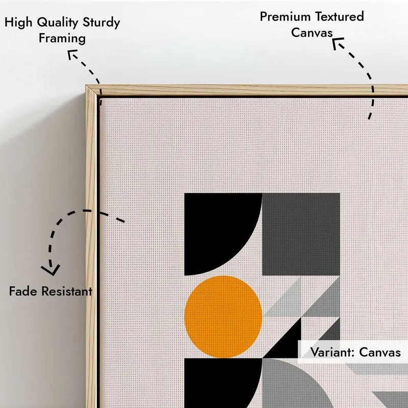 Sublime Patterns Archival Canvas Wall Art - Natural Brown Frame media 6