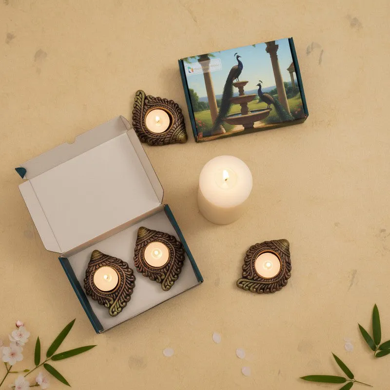 Blush Lotus Diya - Set Of Four media 5