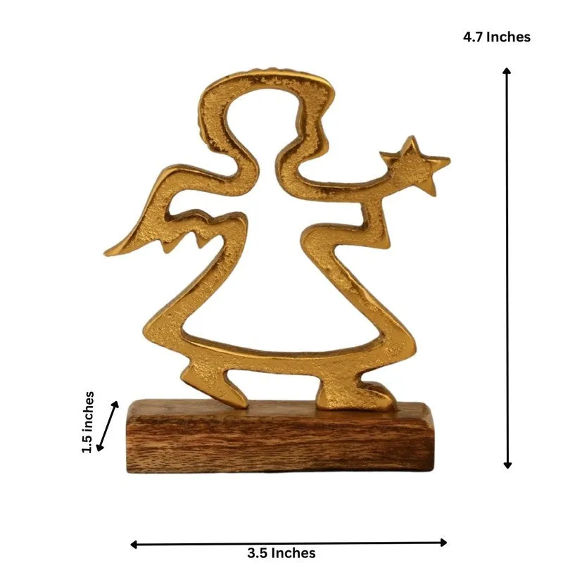 Peace Angel Aluminum Table Showpiece media 7