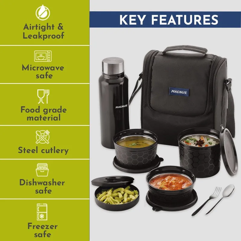 Nexa Urban Lunch Box with Lunch Bag - Five Piece Set media 9