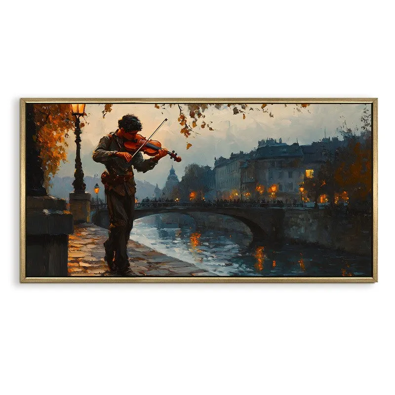Streetlight Song Canvas Wall Painting With Frame media 3