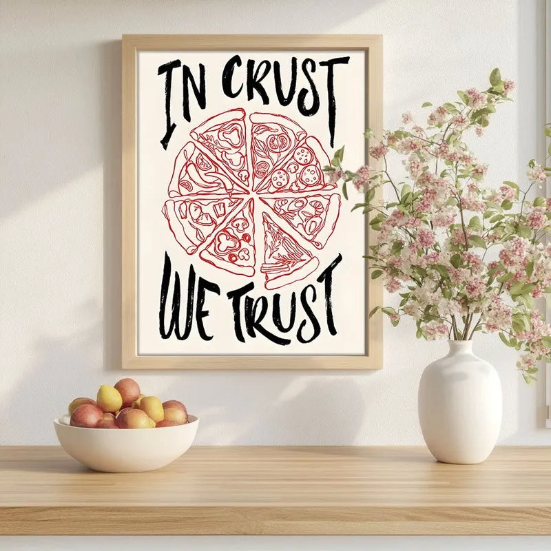 Crust Trust Archival Canvas Wall Art - Brown media 1