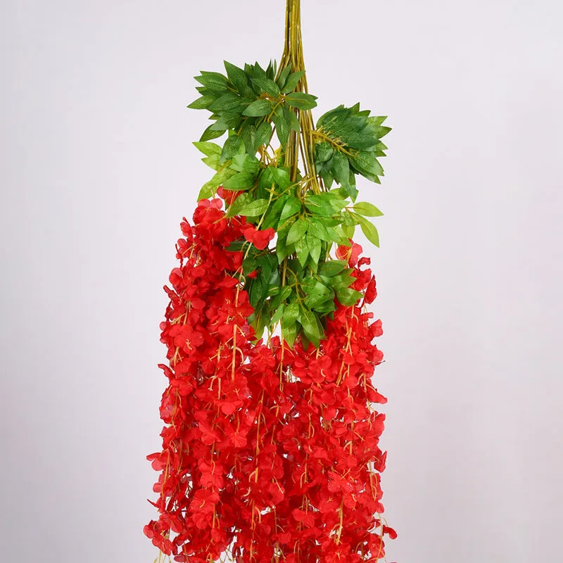 Perenna Artificial Orchid Bunch - Red media 4