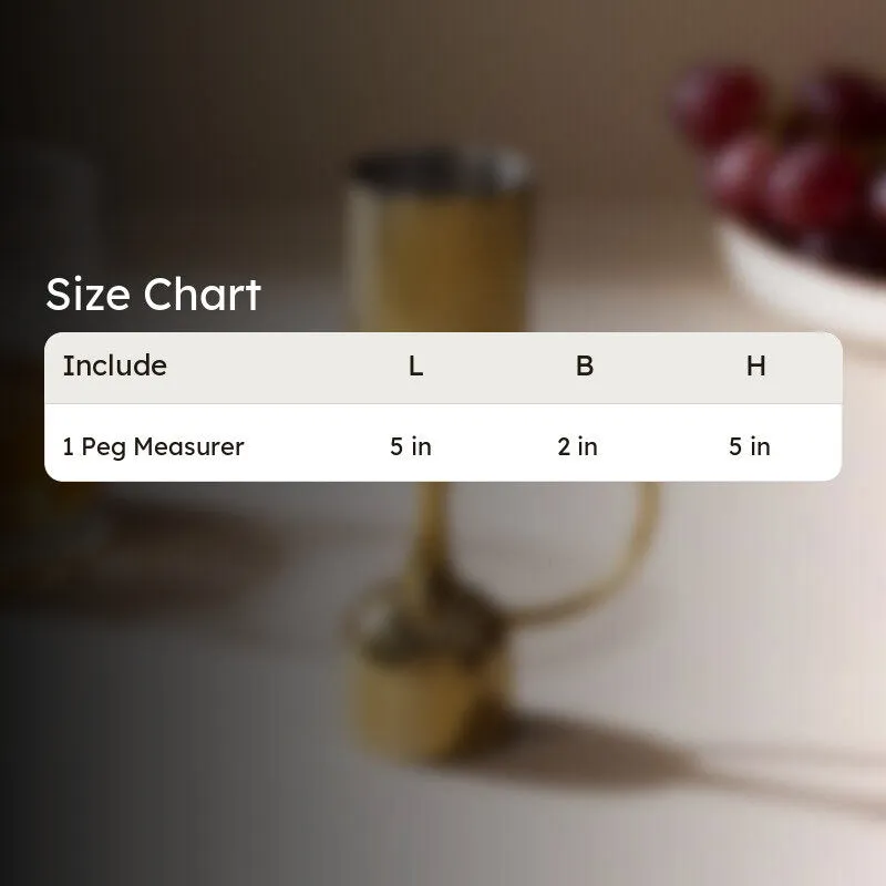 The Fine Measure Stainless Steel Jigger (Gold) - 30 ML/60 ML media 7