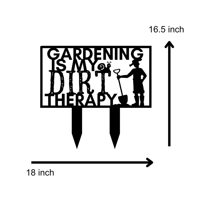 Dirt Therapy Garden Stake media 4