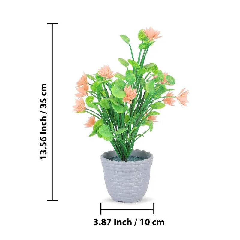 Emoflux Artificial Plant With Plastic Pot - 1.2 Feet media 7