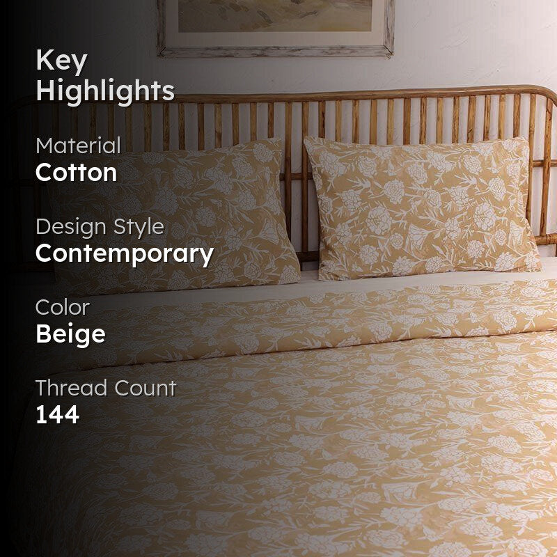 Blossom Breeze Duvet Cover - Beige media 2