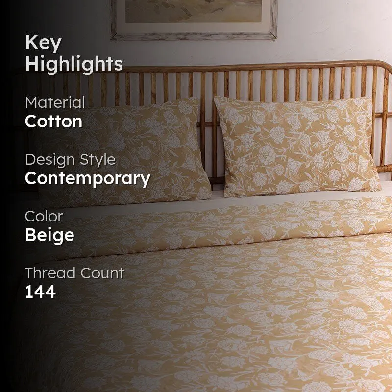 Blossom Breeze Duvet Cover - Beige media 2