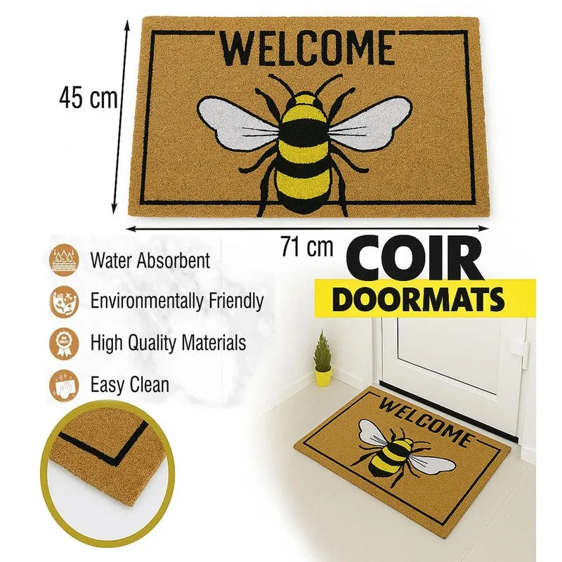 Honey Crest Coir Door Mats - Brown media 10