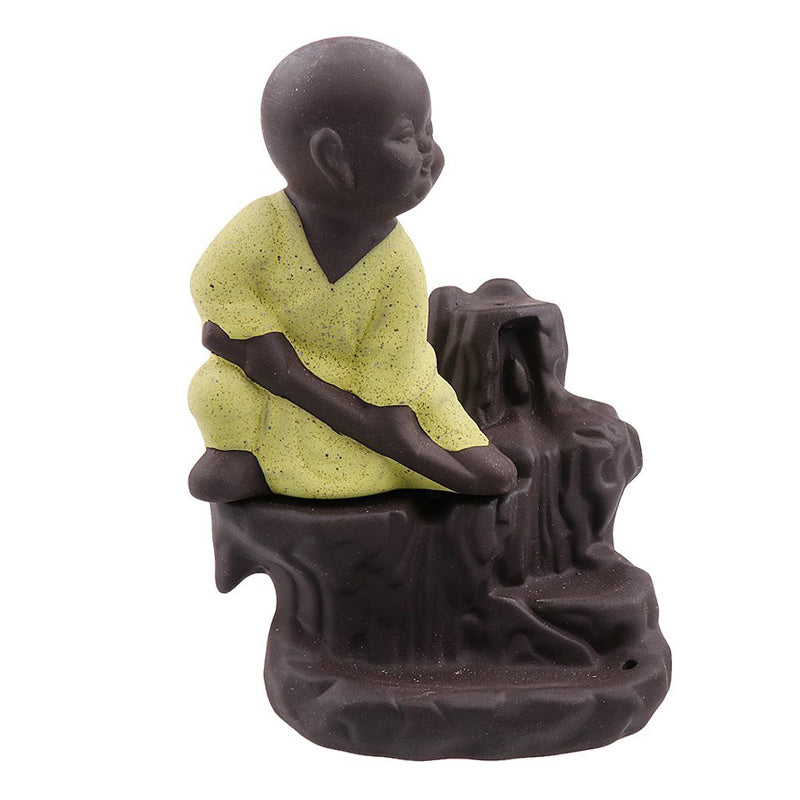 Buddha Monk Smoke Fountain media 3