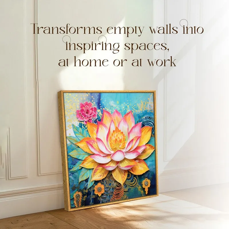 Celestial Koi Wall Art With Frame media 3