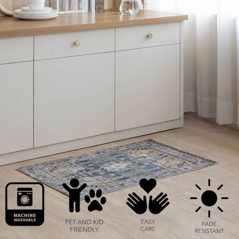 Valmor Cotton Door Mats - Blue media 7