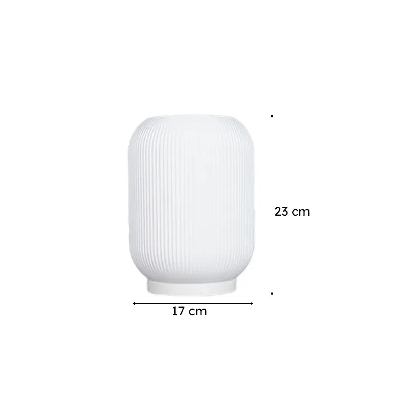 Glow Earth 3D Printed Table Lamp - White media 6