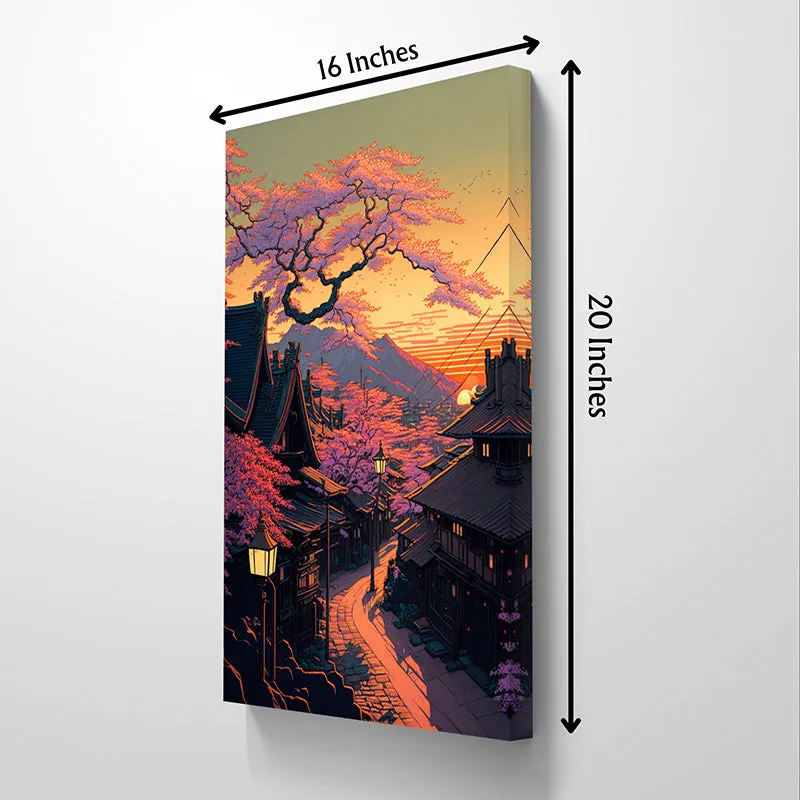 Sunset Valley Wall Painting media 5