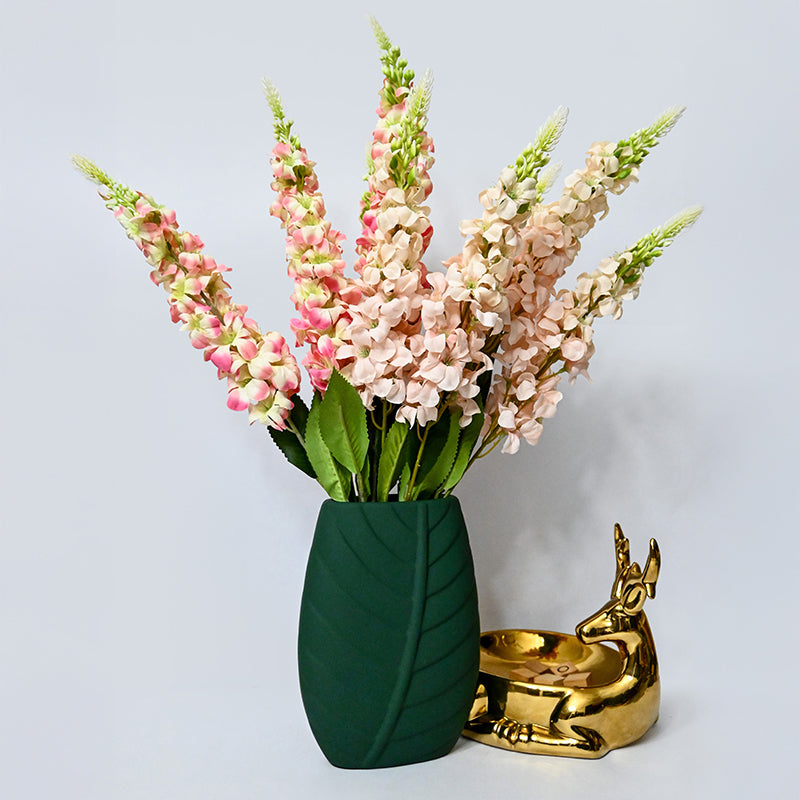 Emira Ceramic Vase - Dark Green media 4