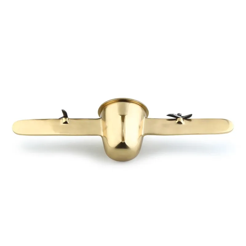 Fly Time Table Clock - Gold media 6