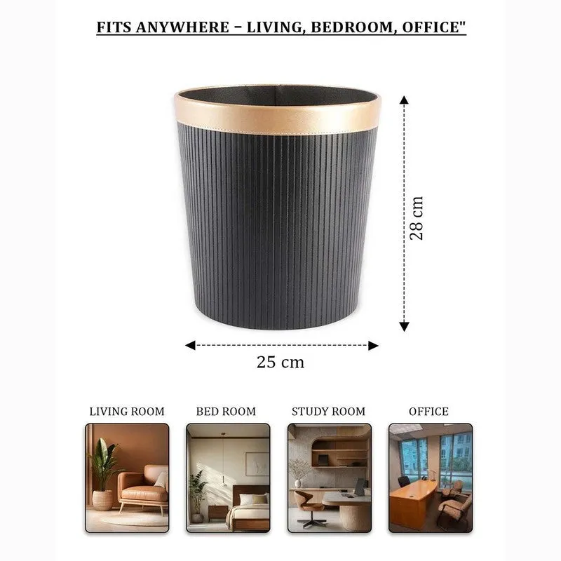 AarviDecor UrbanClean Faux Leather Dustbin media 8