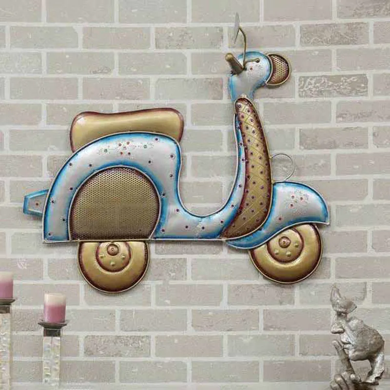 Vintage Scooter Iron Wall Accent media 1