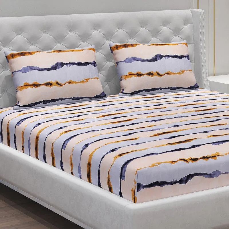 Monte Carlo Mild Stripes Bedsheet - 120 GSM media 5