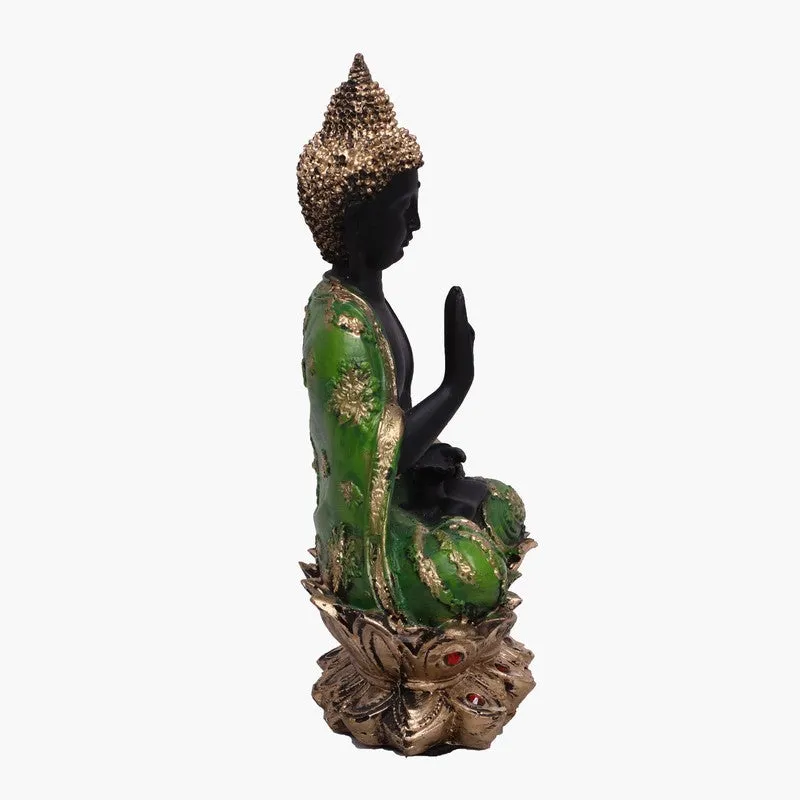 Celestial Calm Buddha Polyresin Idol (15 inch) media 4