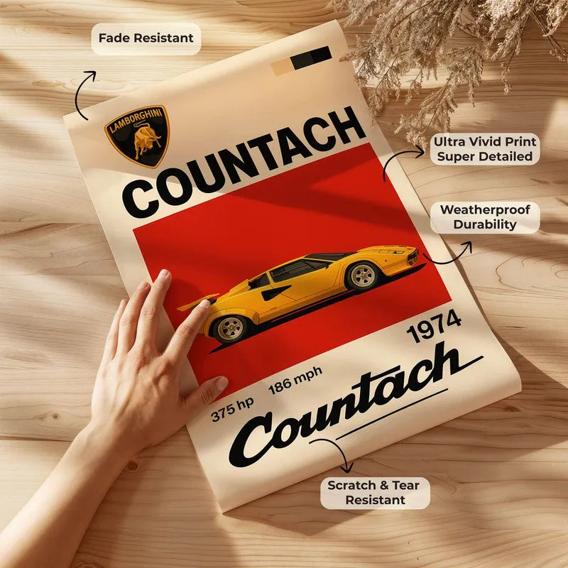 Countach Classic Wall Poster media 7
