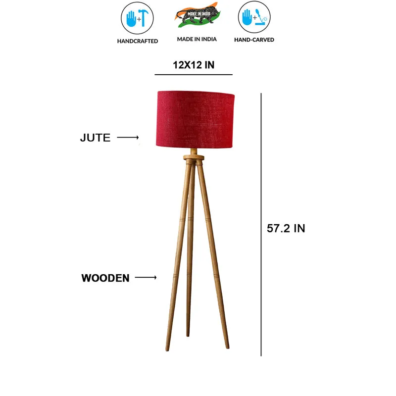 Sienna I Tripod Floor Lamp - Red media 6