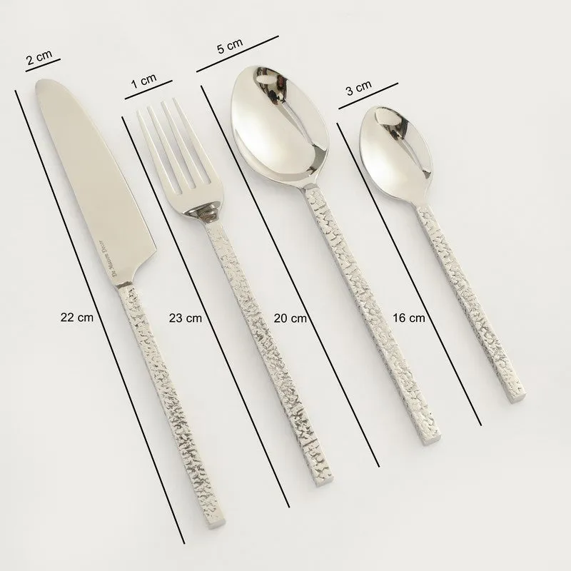 Ember Texture Cutlery Set  - Four Piece Set media 8