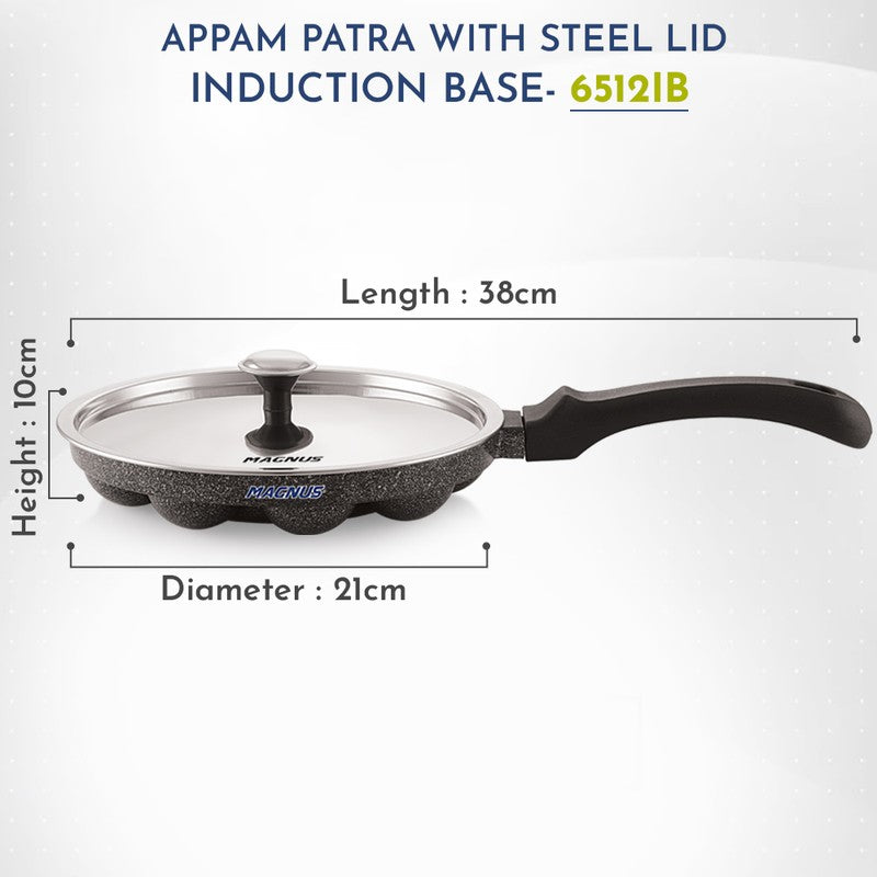 EvenHeat Non-Stick Paniyaram Pan With Lid media 11
