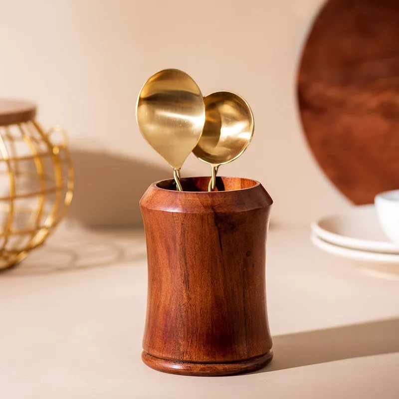 Clayra Wooden Cutlery Holder media 3