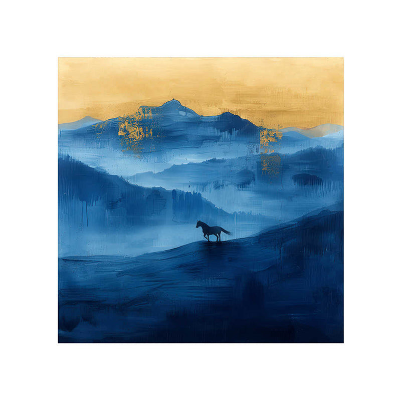 Lone Horse Wall Painting media 6