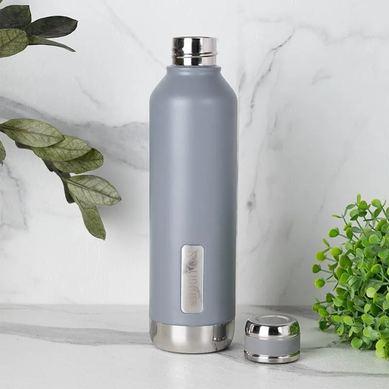 Bristo Sip Hot & Cold Thermos Water Bottle (Grey) - 750 mL media 3