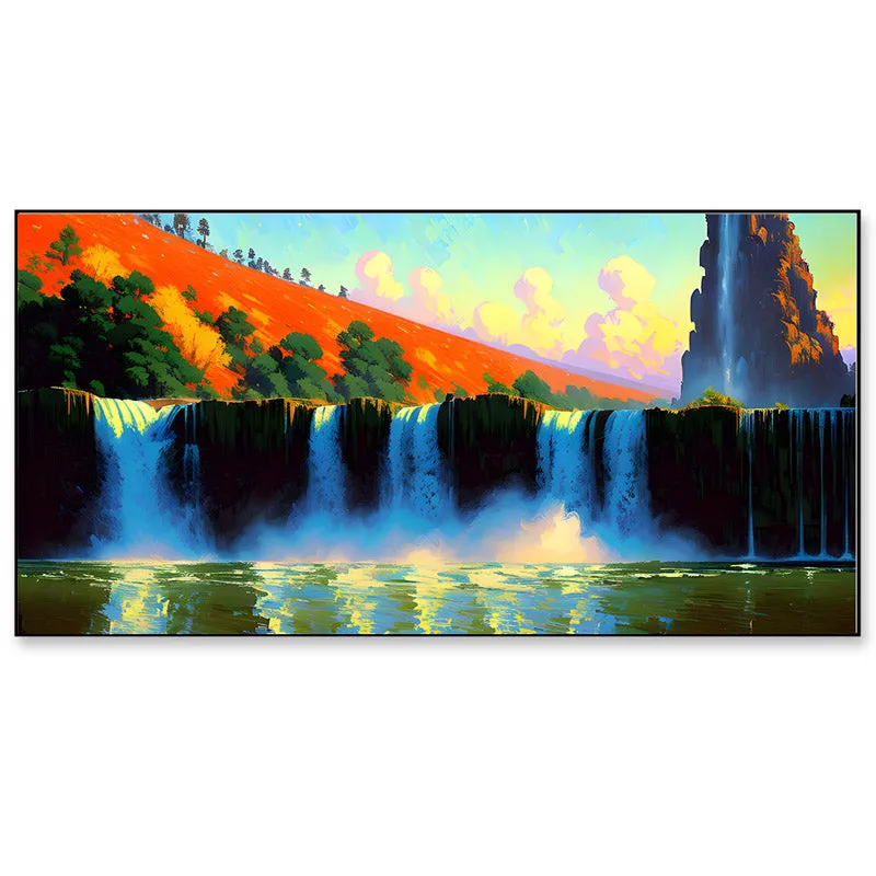 Cascade Calsia Canvas Wall Painting media 4