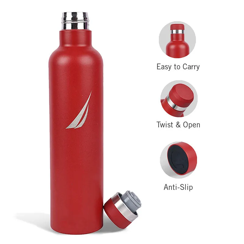 Nautica Vitae Pulse Leakproof Insulated Stainless Steel Thermos (Red) - 750 mL media 4