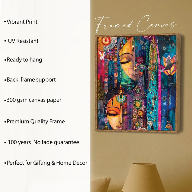 AbstractPersona Canvas Wall Art With Frame media 6