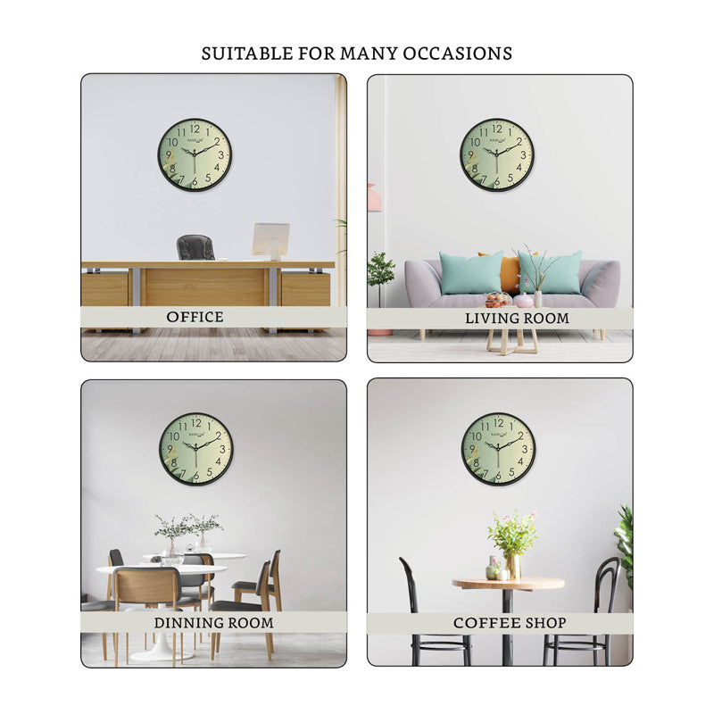 Maynard Sweep Silent Wall Clock media 9