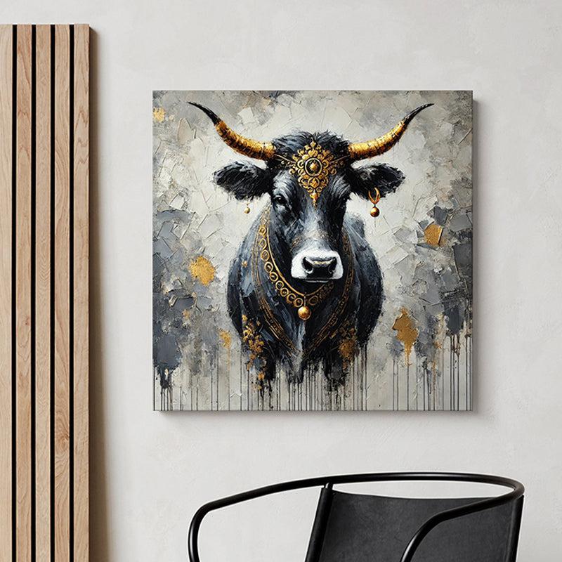 Holy Bull Wall Painting