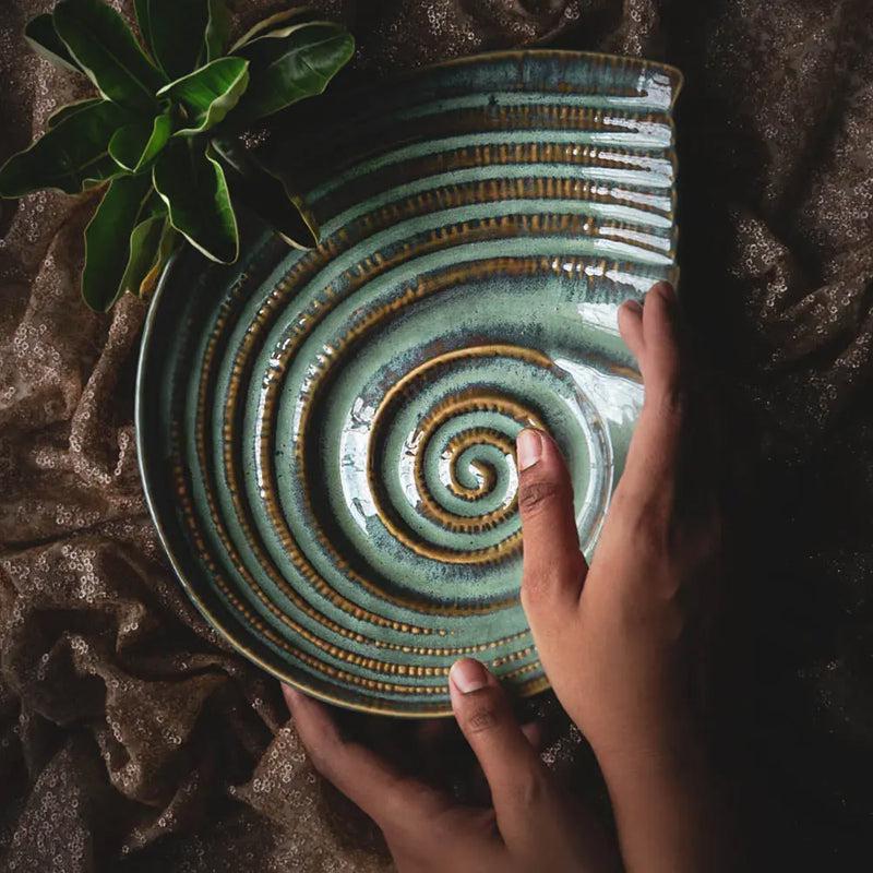 Lexira Spirno Handmade Ceramic Platter