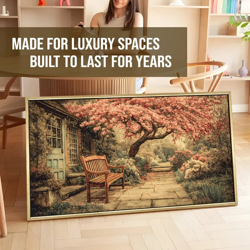 Vintage European Petal Tree Garden Seat Wall Art media 5