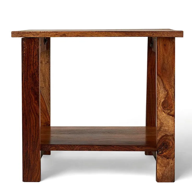 Yavex Sheesham Wooden Center Table - Brown media 6