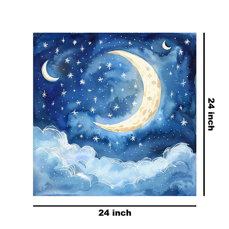 Celestial Moon Wall Painting media 9