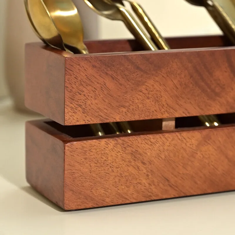 Zera Wooden Cutlery Holder media 9