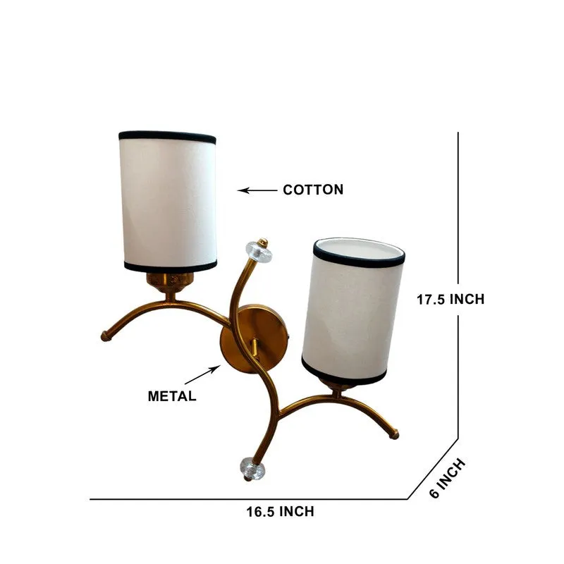 LumiBranch Dual Cotton Wall Lamp - White media 8