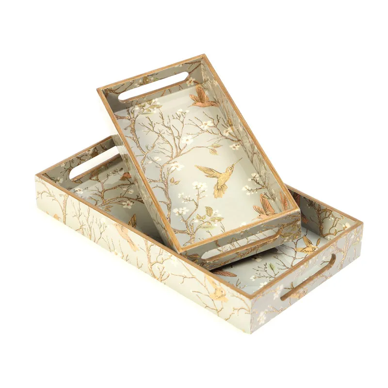 Sterling Flight Wood Serving Tray - Set Of Two media 4