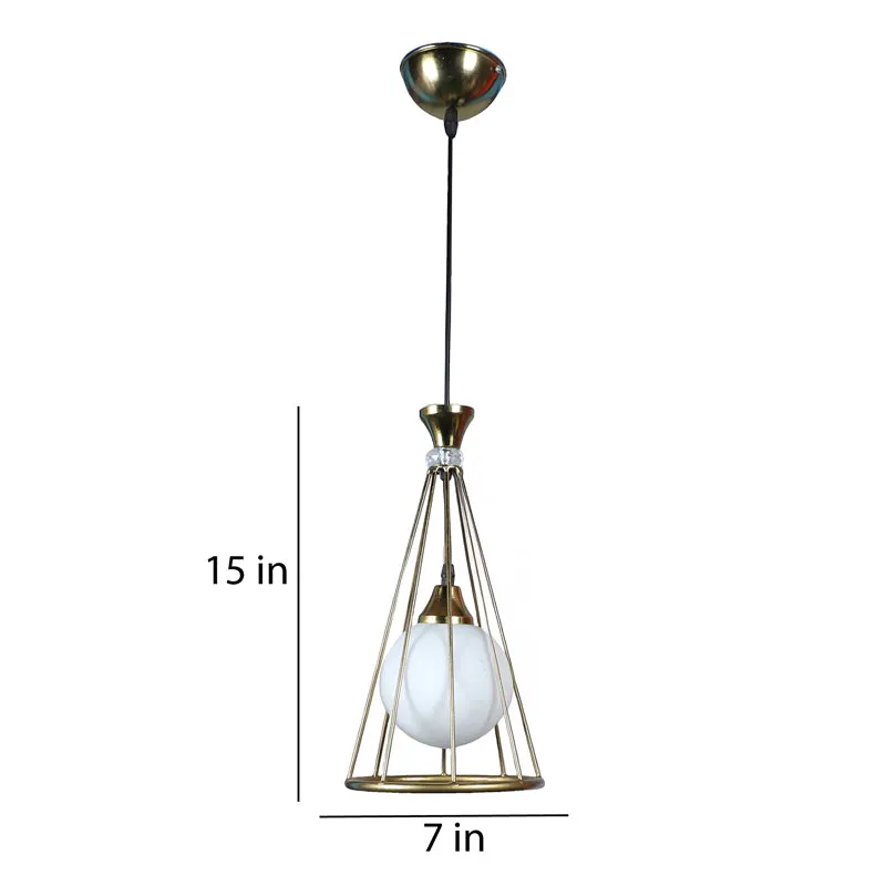 Moonella Iron Ceiling Lamp - Gold media 7